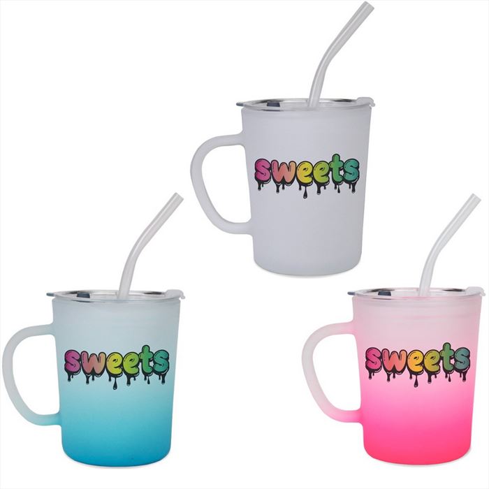 DX9060 13.5 Oz. Symphony Lidded Glass Mug With Full Color Custom Imprint